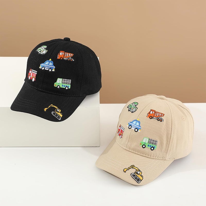 EDCYF Kids Boys Girls Embroidered Baseball Caps Baby Sun hat Toddler Dinosaur Trucker Hats Summer Hats（3-8years - Image 5